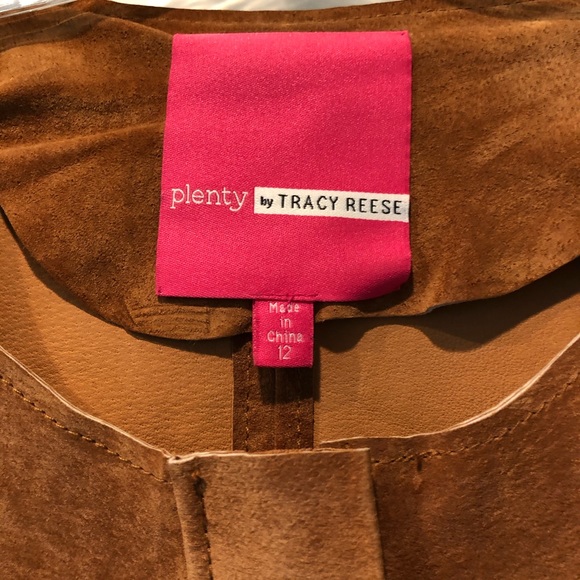 Tracy Reese Boho Suede Jacket w/ fringe - Picture 4 of 6